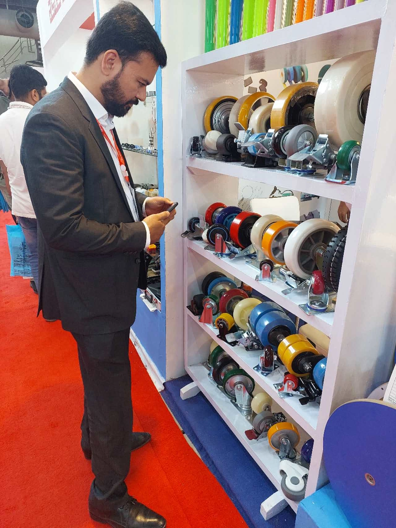 展会速递：巴基斯坦IGATEX展会上的申牌万向轮3