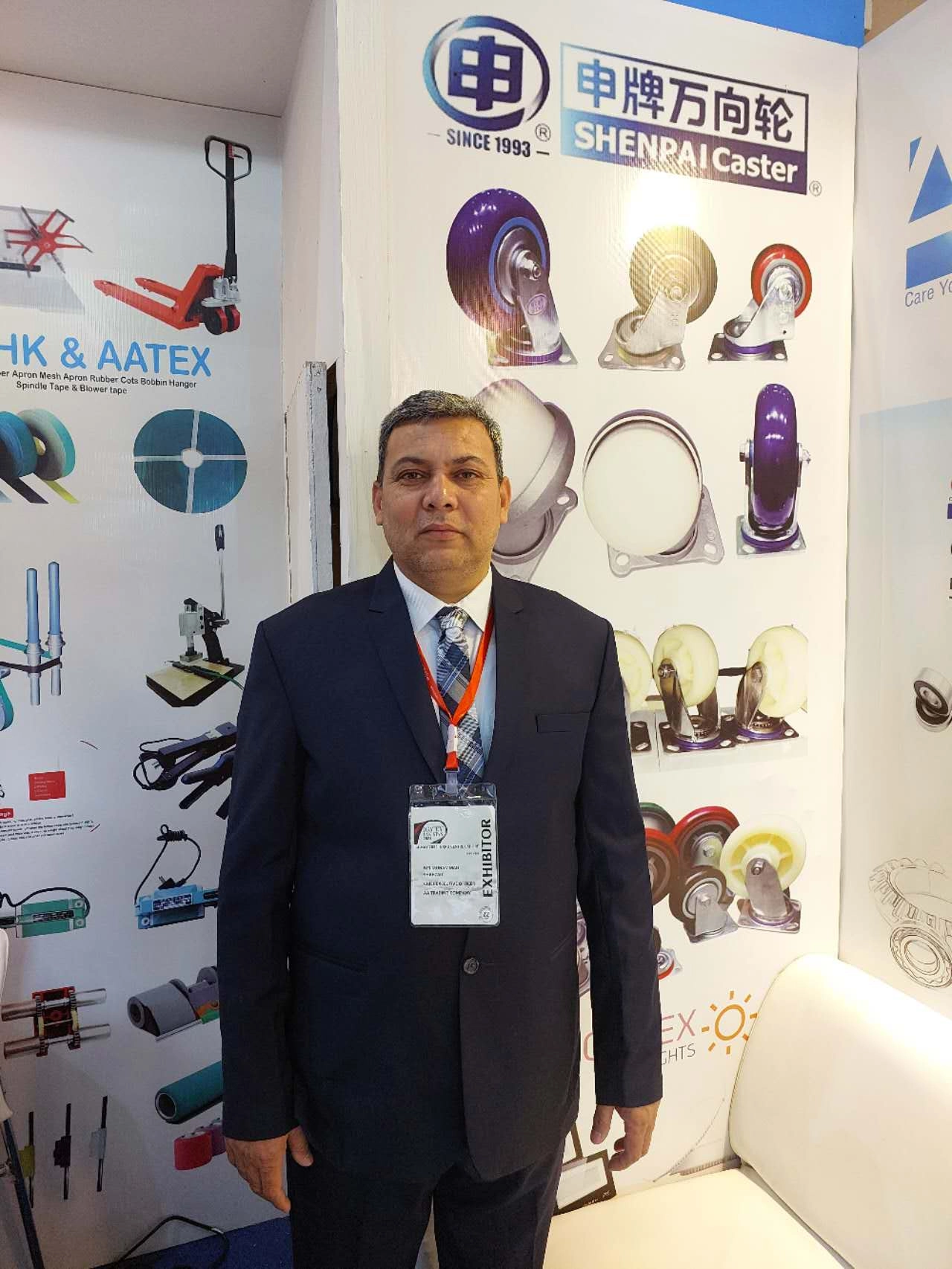 展会速递：巴基斯坦IGATEX展会上的申牌万向轮