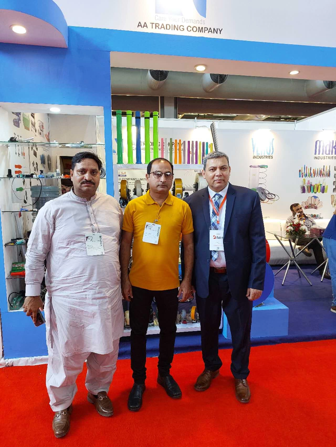 展会速递：巴基斯坦IGATEX展会上的申牌万向轮2